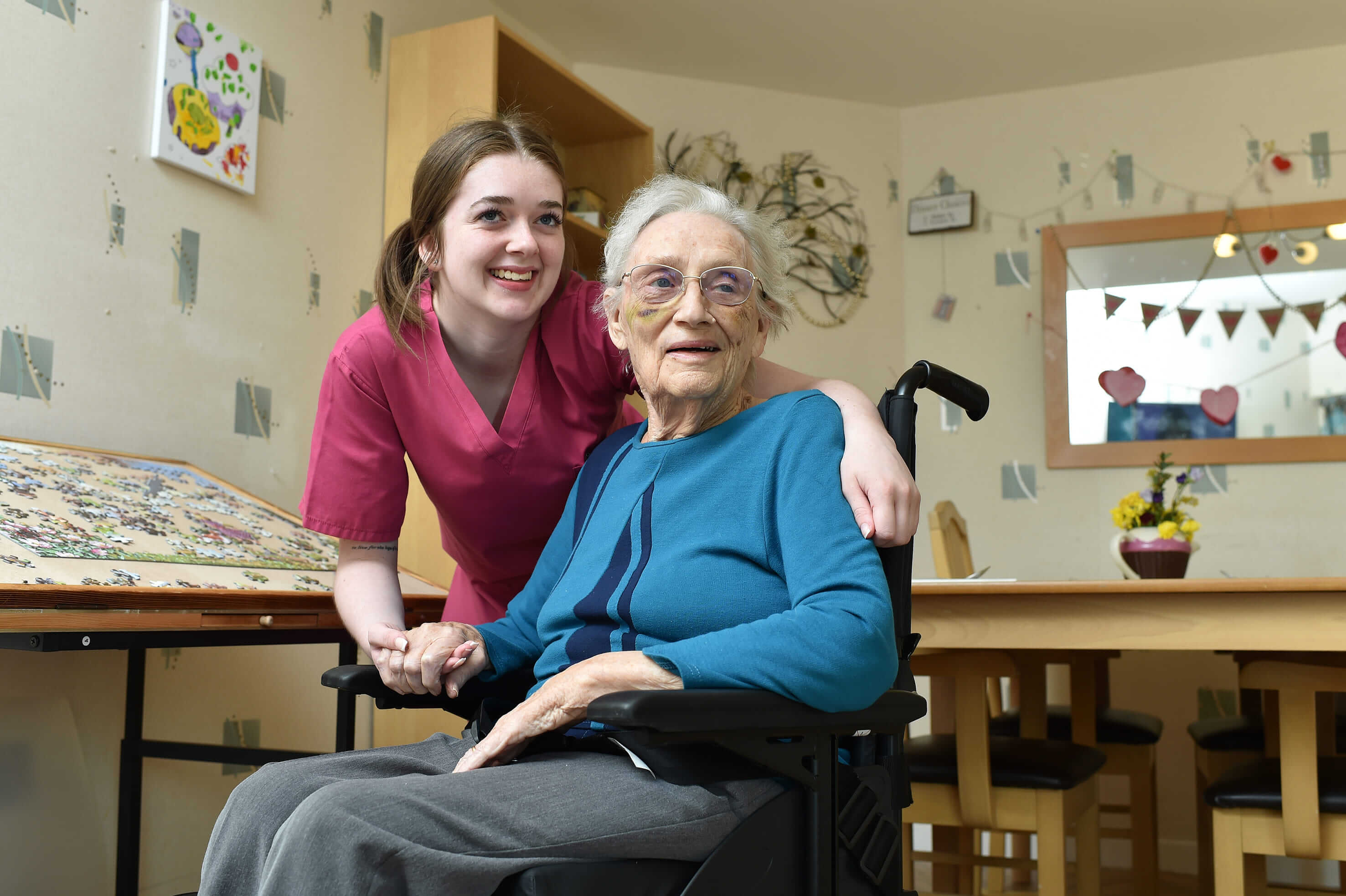 Residents enjoying activities