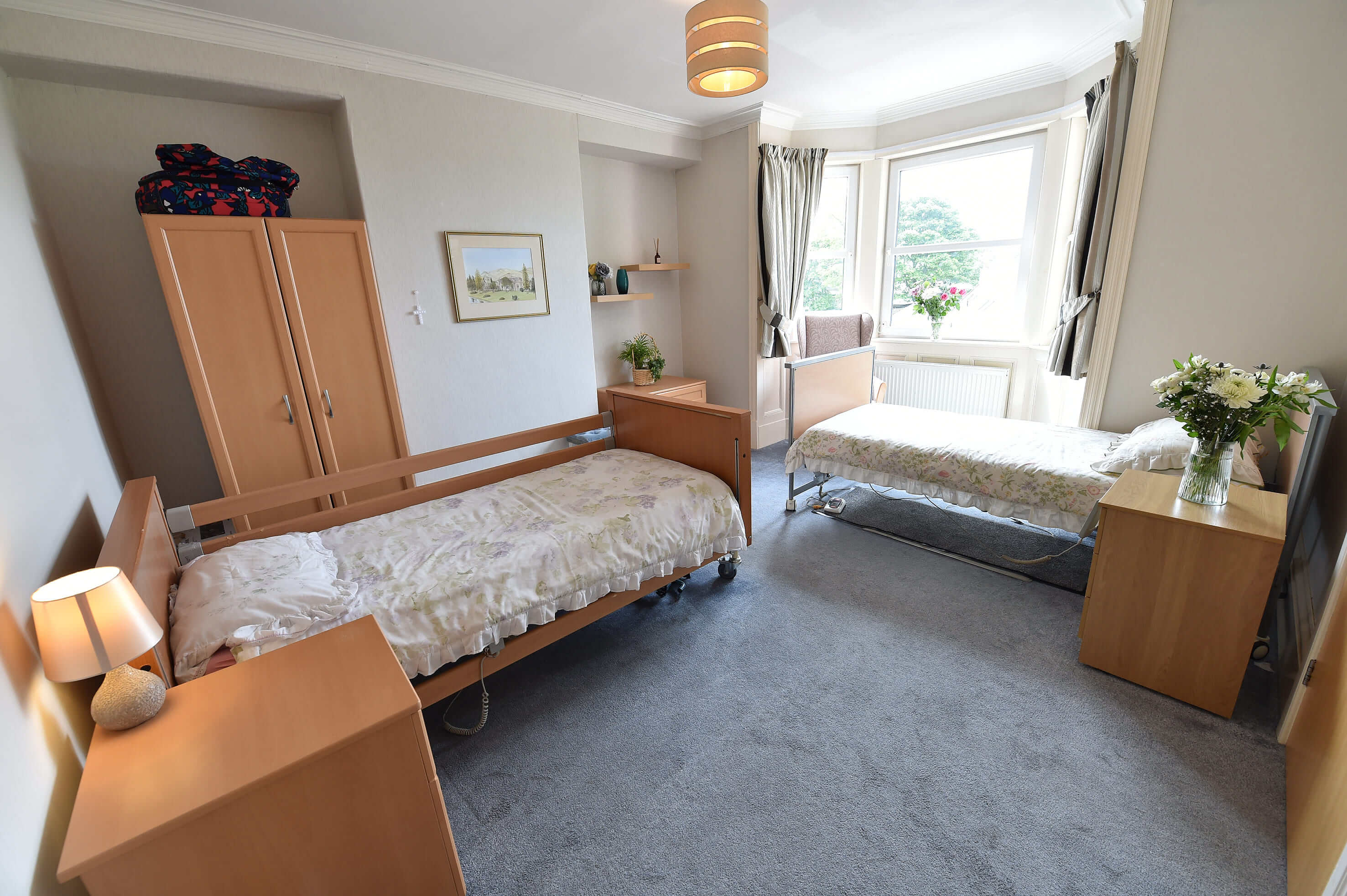 A bright and comfortable bedroom